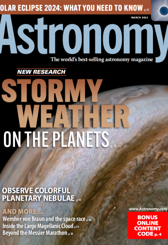 Astronomy天文学2022年3月刊高清无水印PDF