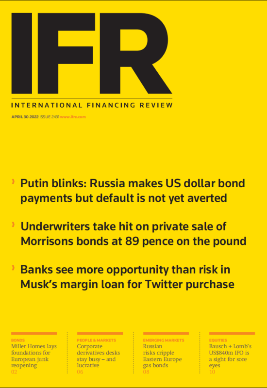 IFR Magazine国际金融评论2022年4月份合集 原版外刊高清无水印PDF