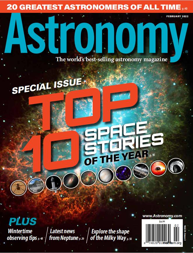 Astronomy天文学2022年2月刊高清无水印PDF