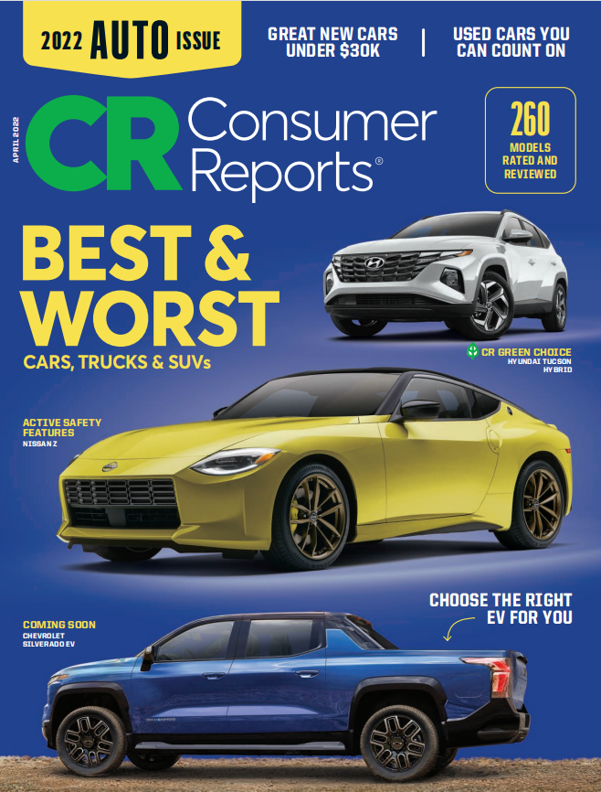 Consumer Reports消费者报告2022年4月刊高清无水印PDF