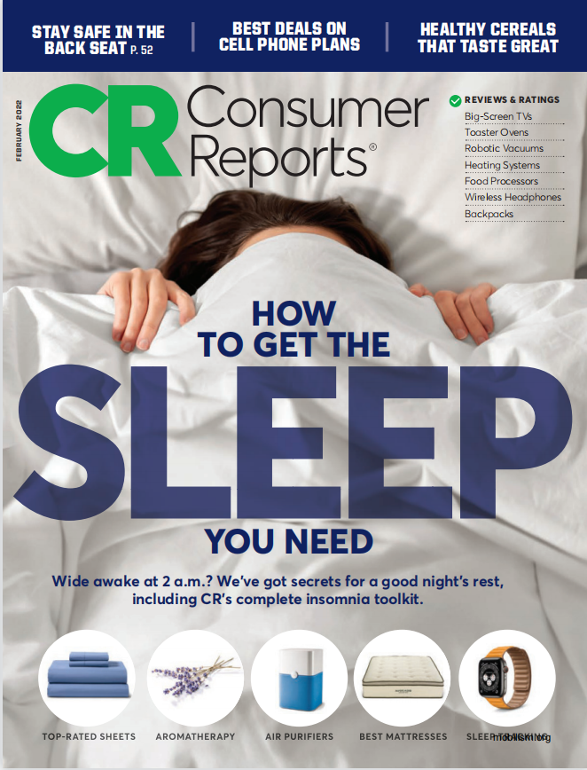 Consumer Reports消费者报告2022年2月刊高清无水印PDF