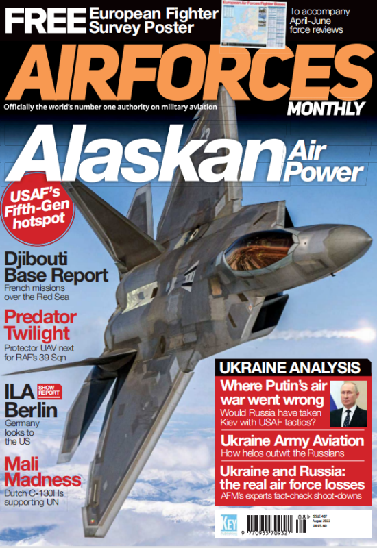 AirForces Monthly2022年8月刊高清无水印PDF