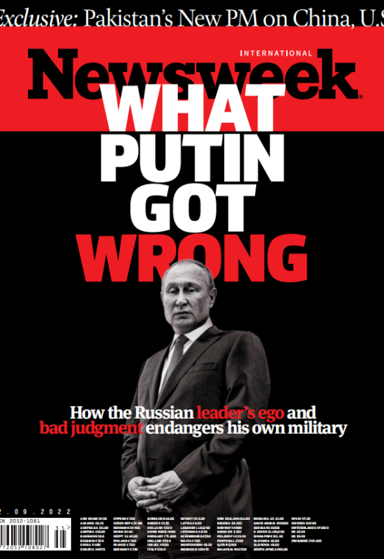 Newsweek 新闻周刊2022年9月2日 周刊高清无水印PDF 原版外刊