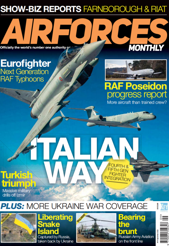 AirForces Monthly2022年9月刊高清无水印PDF