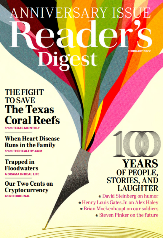Reader’s Digest读者文摘2022年2月刊高清无水印PDF