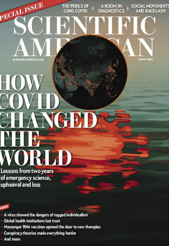 Scientific American科学美国人2022年3月刊高清无水印PDF