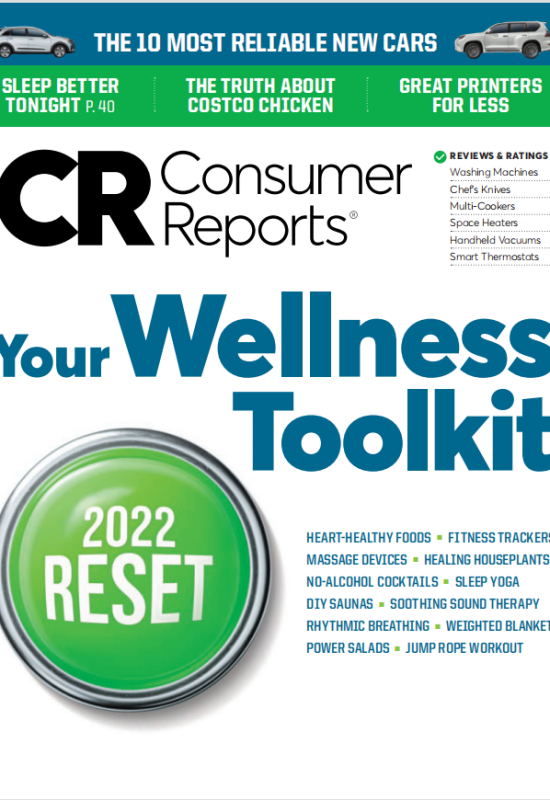 Consumer Reports消费者报告2022年1月刊高清无水印PDF