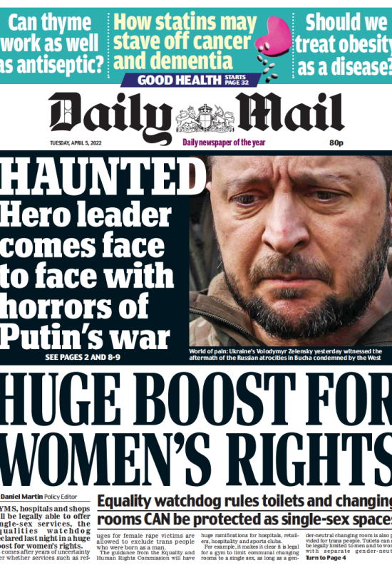 Daily Mail每日邮报2022年4月合集