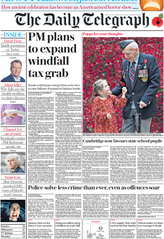 The Daily Telegraph每日电讯报2022年10月28日 日刊高清无水印