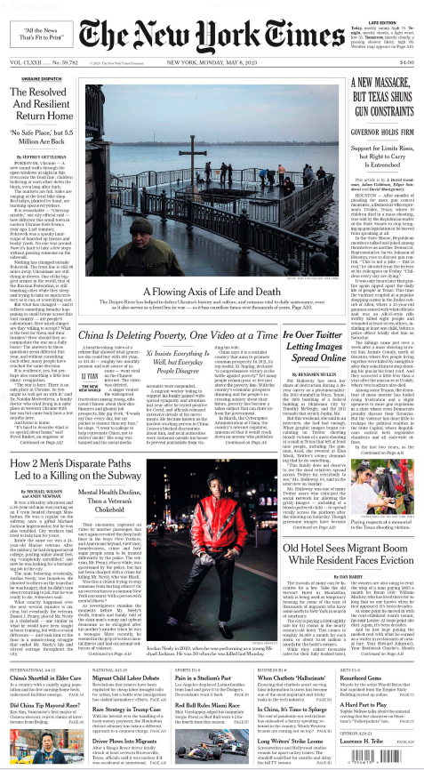 The New York Times 纽约时报2023年5月8日 日刊高清无水印 纽约时报 外刊365杂志资源网