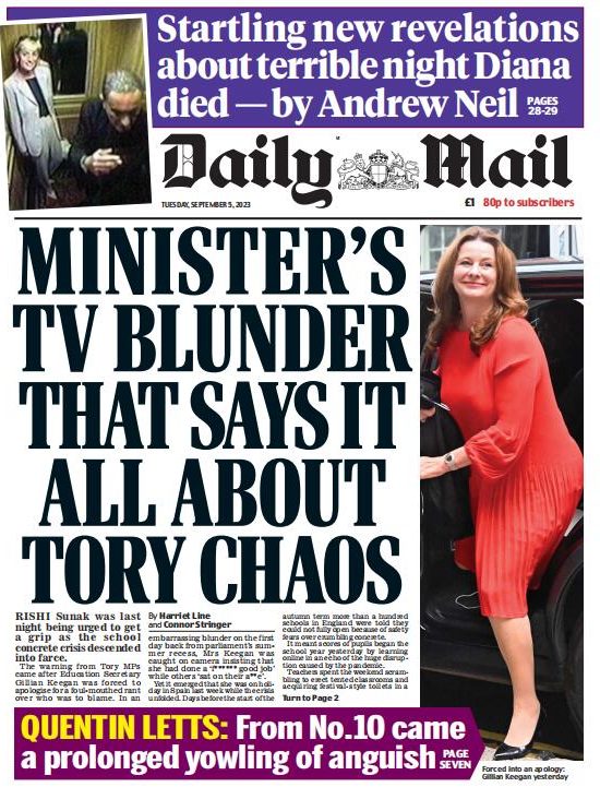 Daily Mail每日邮报2023年9月5日 日刊高清无水印