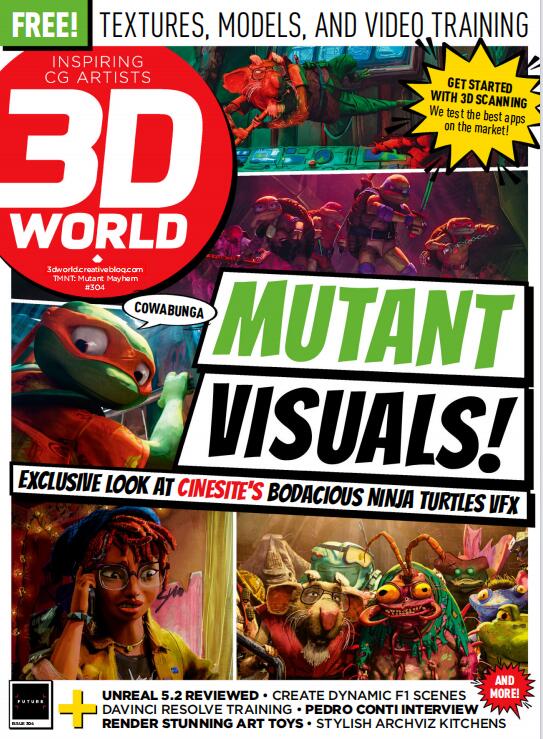 3D World 3D世界CG 艺术2023年11月刊 高清无水印PDF