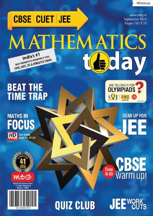 今日数学 Mathematics Today 2023年9月高清无水印电子版PDF