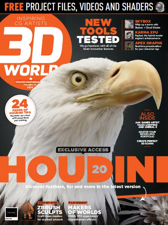 3D World 3D世界CG 艺术2024年1月刊 高清无水印PDF