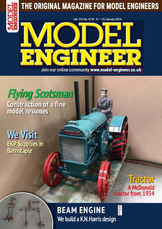 Model Engineer英国模型杂志 2024.1.12&2024.1.25周刊高清无水印PDF 原版外刊